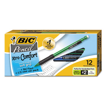 BIC® Xtra-comfort Mechanical Pencil, 0.5 Mm, Hb (#2.5), Black Lead, Assorted Barrel Colors, Dozen freeshipping - TVN Wholesale